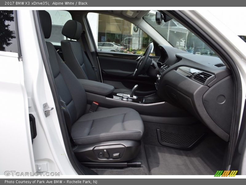 Alpine White / Black 2017 BMW X3 xDrive35i