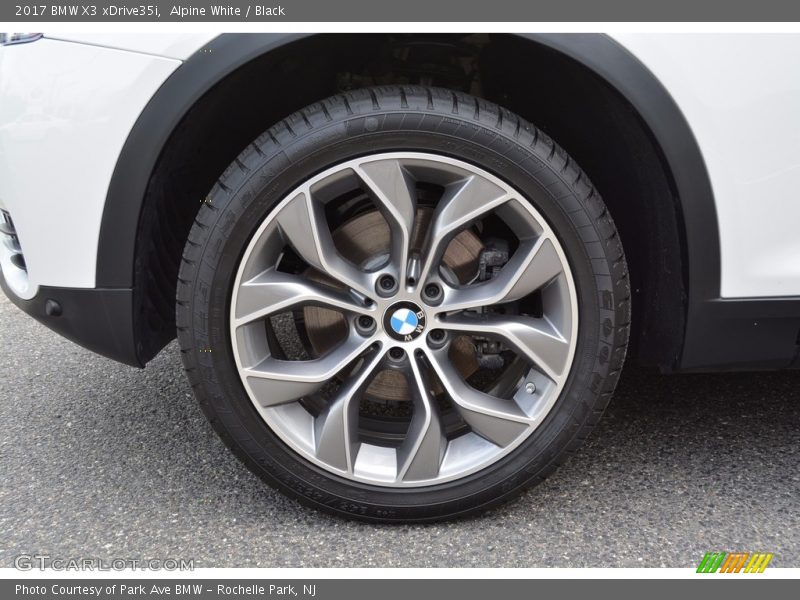 Alpine White / Black 2017 BMW X3 xDrive35i