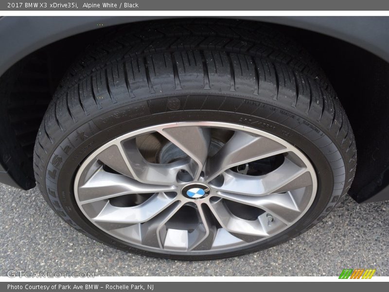Alpine White / Black 2017 BMW X3 xDrive35i