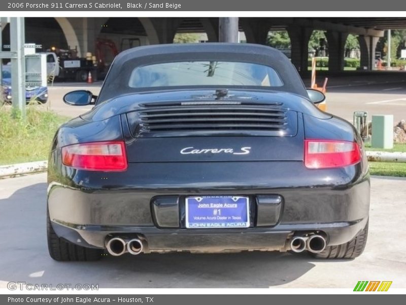 Black / Sand Beige 2006 Porsche 911 Carrera S Cabriolet