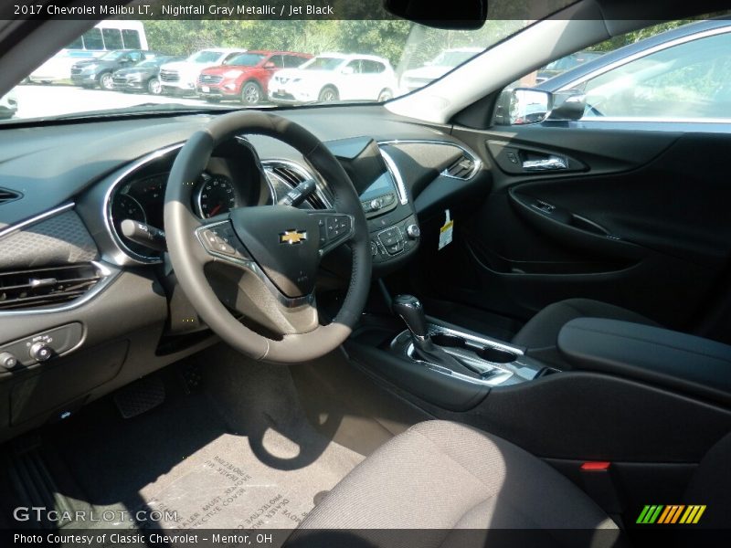 Nightfall Gray Metallic / Jet Black 2017 Chevrolet Malibu LT
