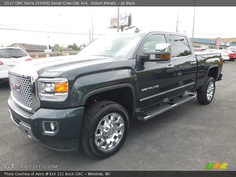 Iridium Metallic / Jet Black 2017 GMC Sierra 2500HD Denali Crew Cab 4x4