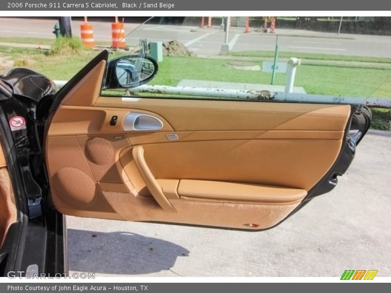 Black / Sand Beige 2006 Porsche 911 Carrera S Cabriolet