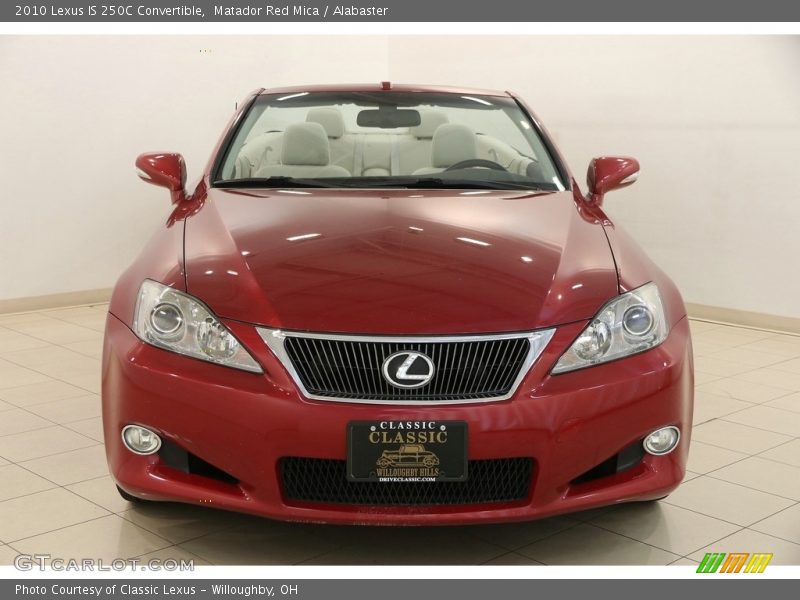 Matador Red Mica / Alabaster 2010 Lexus IS 250C Convertible