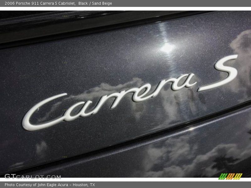 Black / Sand Beige 2006 Porsche 911 Carrera S Cabriolet