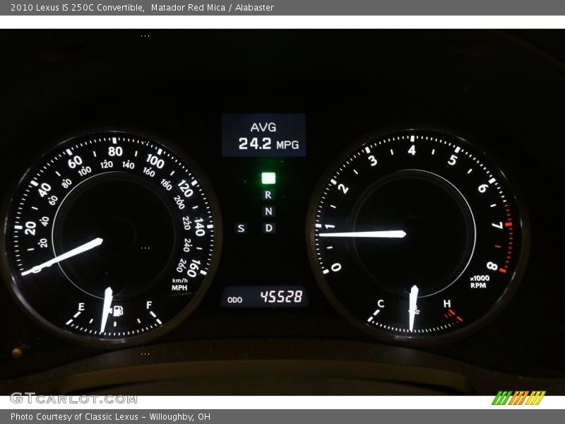 Matador Red Mica / Alabaster 2010 Lexus IS 250C Convertible