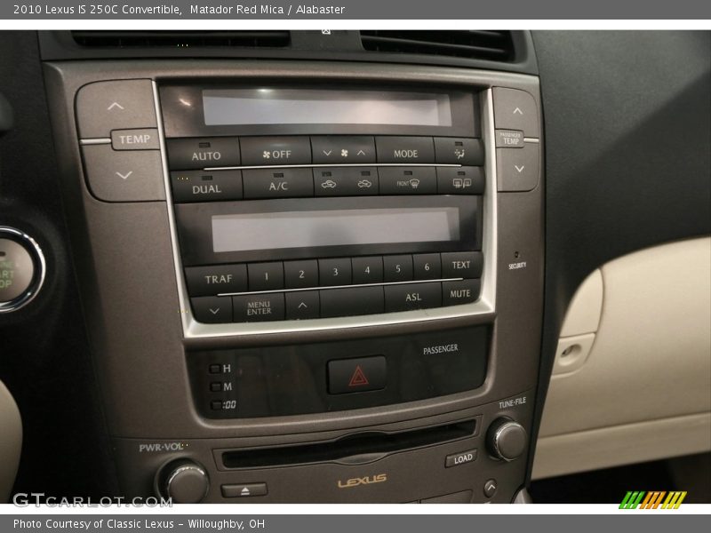 Matador Red Mica / Alabaster 2010 Lexus IS 250C Convertible