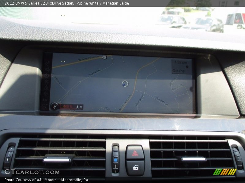 Alpine White / Venetian Beige 2012 BMW 5 Series 528i xDrive Sedan