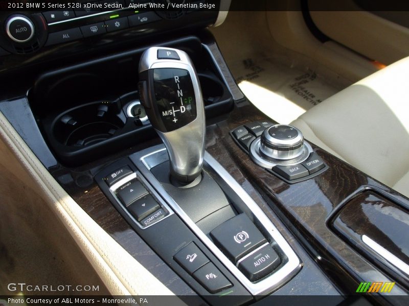 Alpine White / Venetian Beige 2012 BMW 5 Series 528i xDrive Sedan