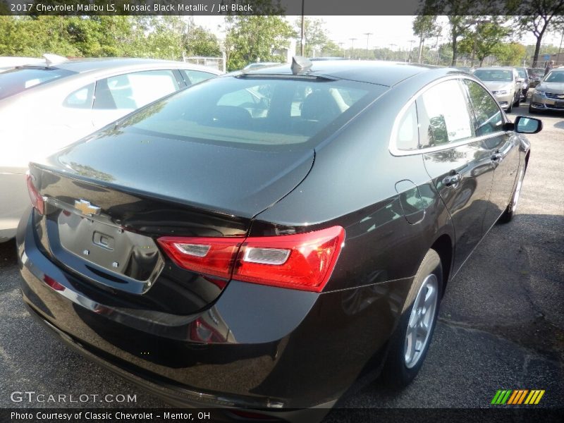 Mosaic Black Metallic / Jet Black 2017 Chevrolet Malibu LS