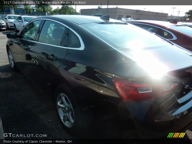 Mosaic Black Metallic / Jet Black 2017 Chevrolet Malibu LS