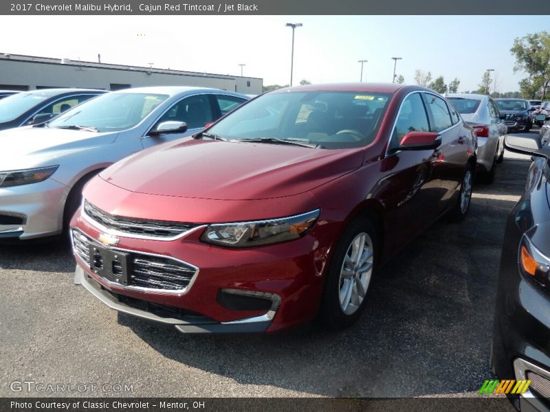 Cajun Red Tintcoat / Jet Black 2017 Chevrolet Malibu Hybrid