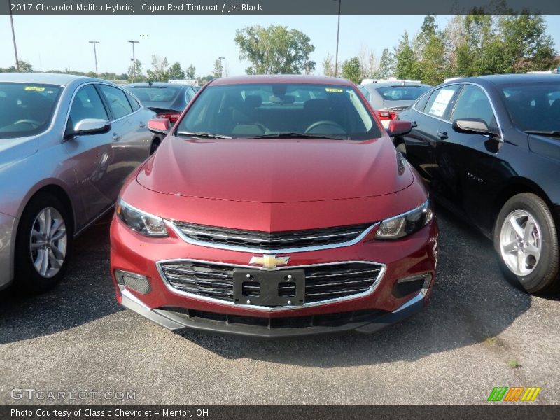 Cajun Red Tintcoat / Jet Black 2017 Chevrolet Malibu Hybrid
