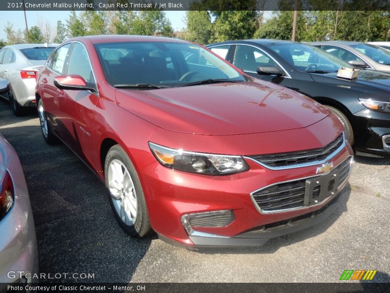 Cajun Red Tintcoat / Jet Black 2017 Chevrolet Malibu Hybrid