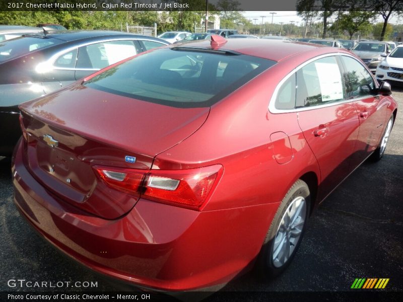 Cajun Red Tintcoat / Jet Black 2017 Chevrolet Malibu Hybrid
