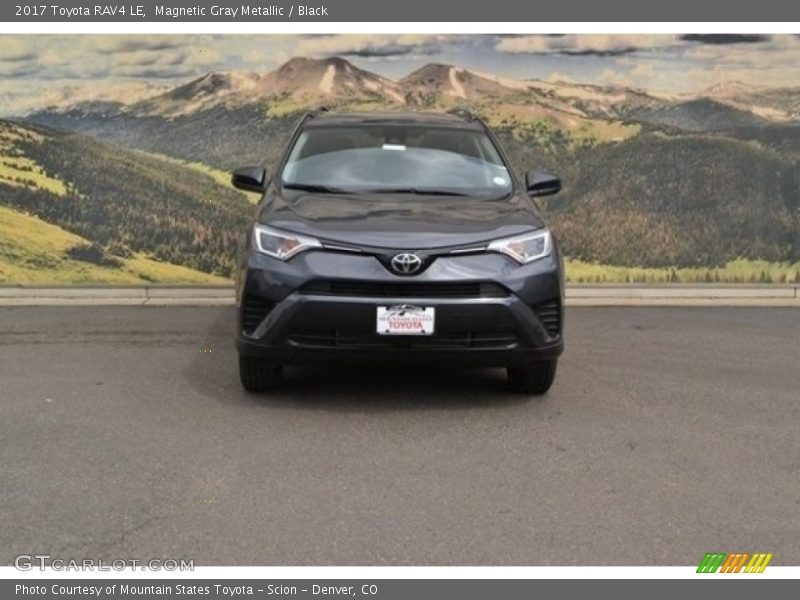 Magnetic Gray Metallic / Black 2017 Toyota RAV4 LE