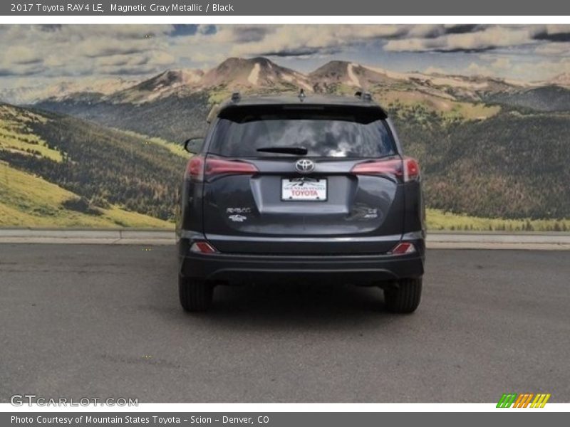 Magnetic Gray Metallic / Black 2017 Toyota RAV4 LE