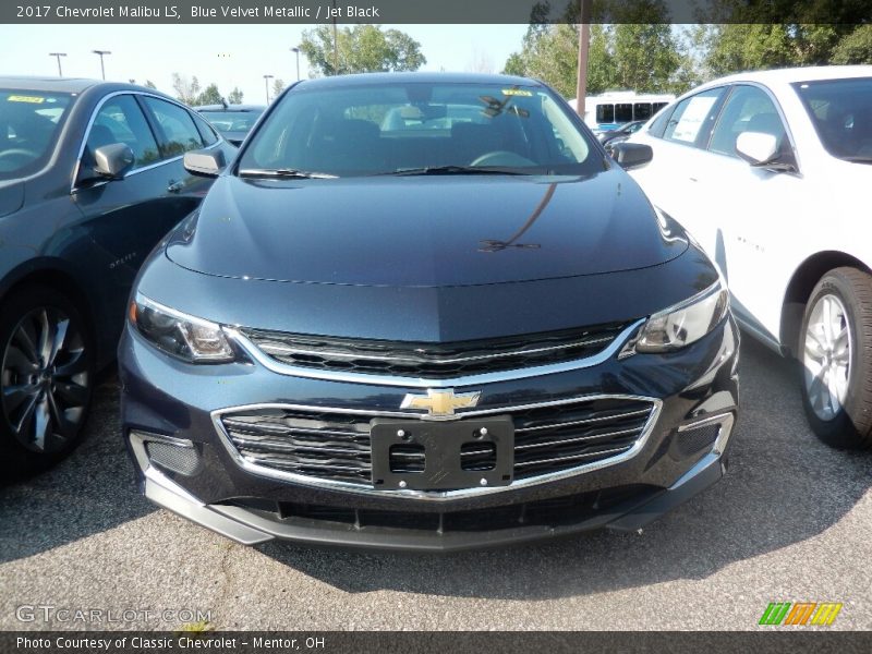 Blue Velvet Metallic / Jet Black 2017 Chevrolet Malibu LS