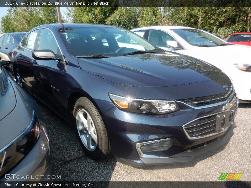 Blue Velvet Metallic / Jet Black 2017 Chevrolet Malibu LS