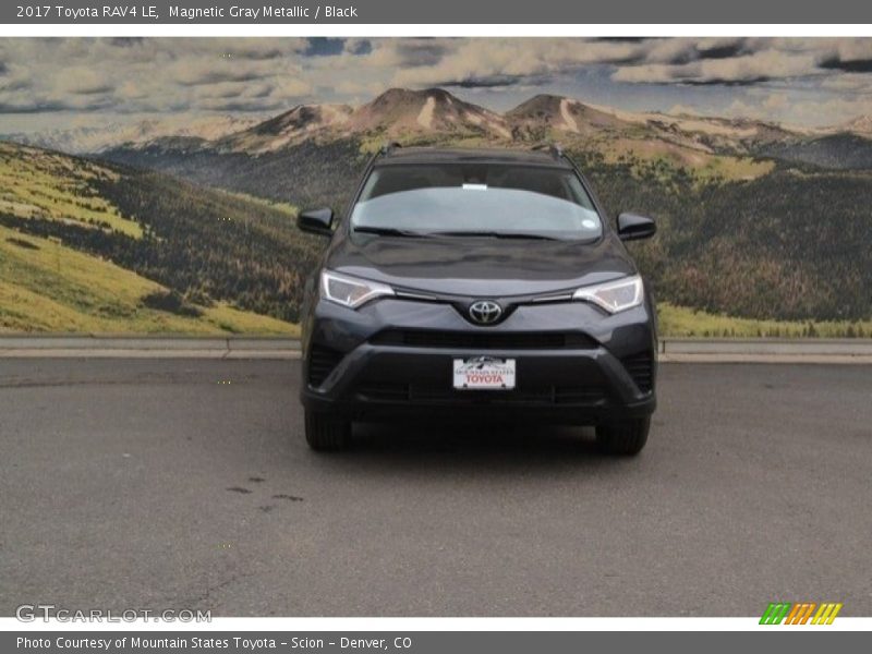 Magnetic Gray Metallic / Black 2017 Toyota RAV4 LE
