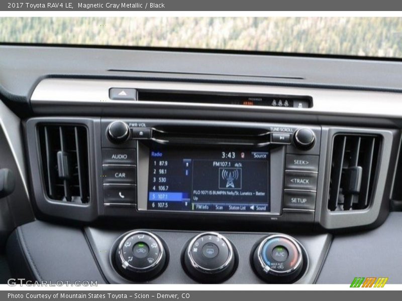 Magnetic Gray Metallic / Black 2017 Toyota RAV4 LE