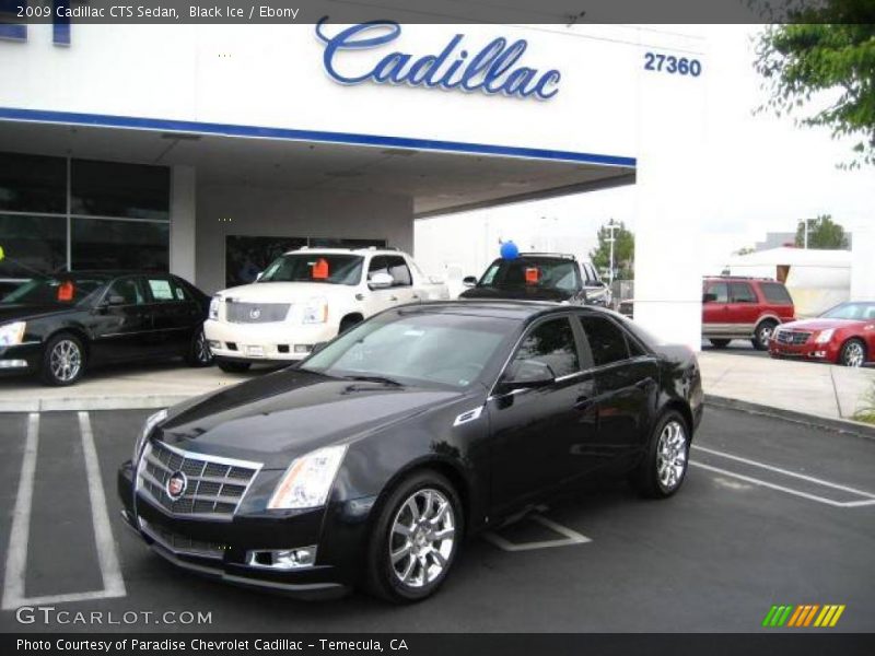 Black Ice / Ebony 2009 Cadillac CTS Sedan