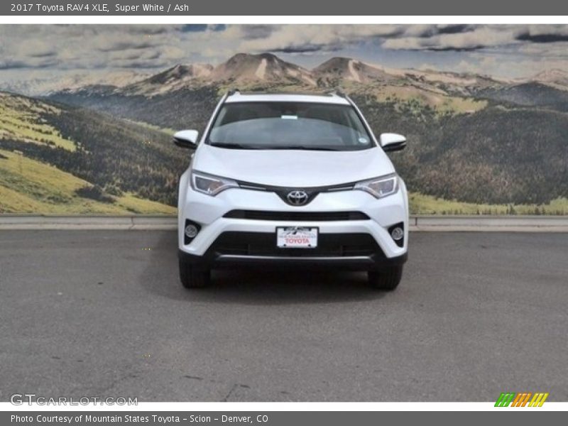 Super White / Ash 2017 Toyota RAV4 XLE