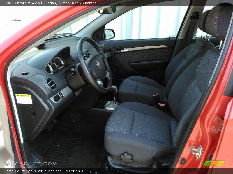 Victory Red / Charcoal 2008 Chevrolet Aveo LS Sedan