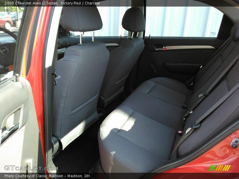 Victory Red / Charcoal 2008 Chevrolet Aveo LS Sedan