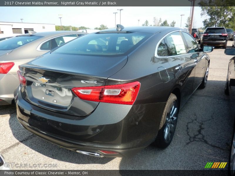 Nightfall Gray Metallic / Jet Black 2017 Chevrolet Malibu Premier