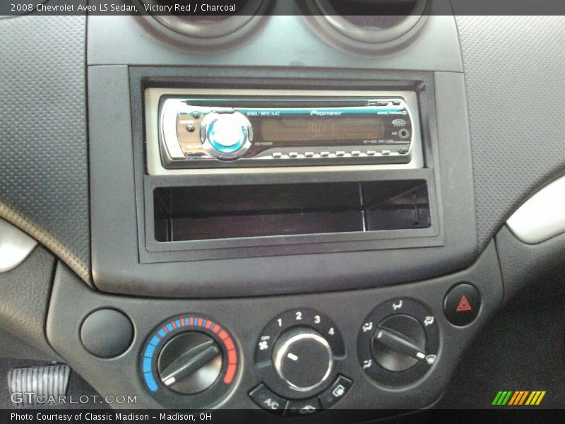 Victory Red / Charcoal 2008 Chevrolet Aveo LS Sedan