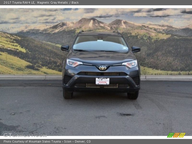 Magnetic Gray Metallic / Black 2017 Toyota RAV4 LE
