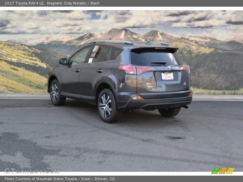 Magnetic Gray Metallic / Black 2017 Toyota RAV4 LE