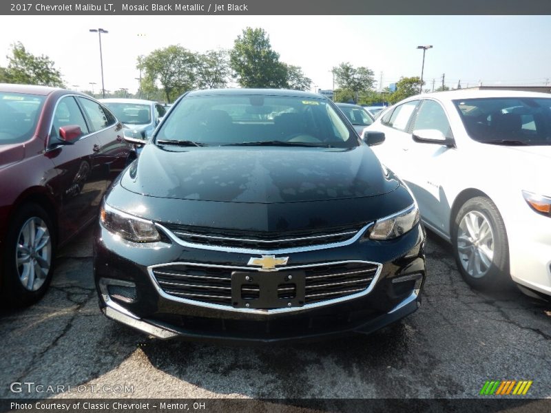 Mosaic Black Metallic / Jet Black 2017 Chevrolet Malibu LT