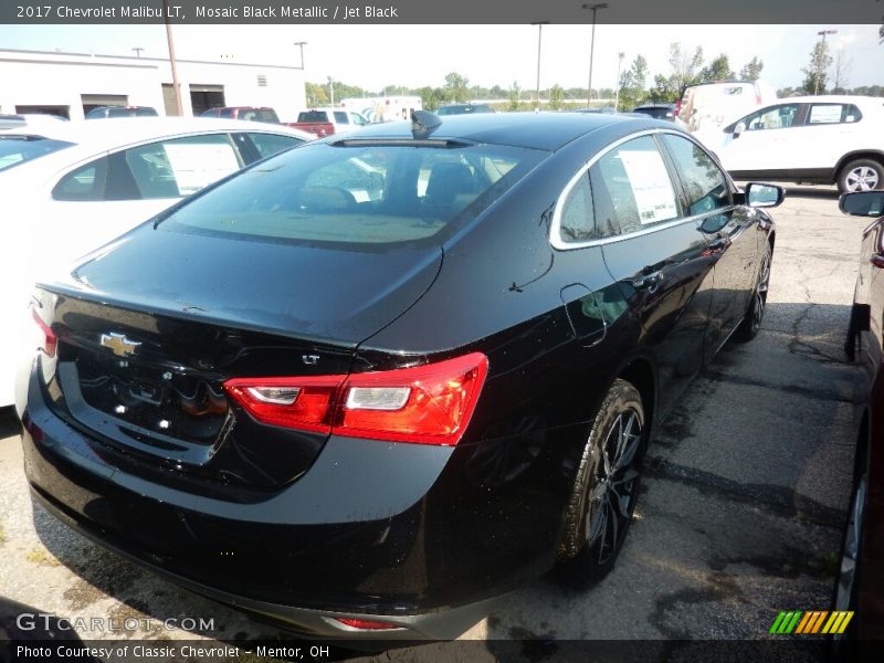 Mosaic Black Metallic / Jet Black 2017 Chevrolet Malibu LT