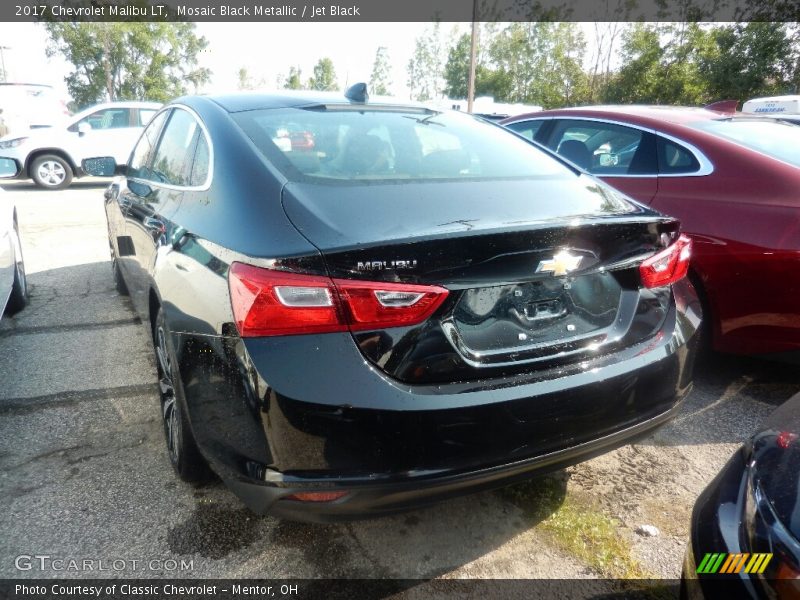 Mosaic Black Metallic / Jet Black 2017 Chevrolet Malibu LT
