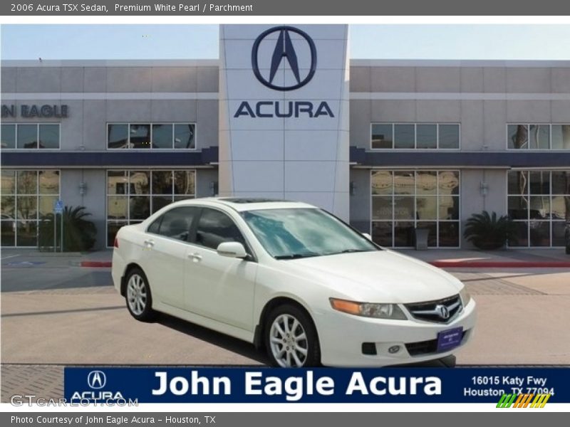 Premium White Pearl / Parchment 2006 Acura TSX Sedan