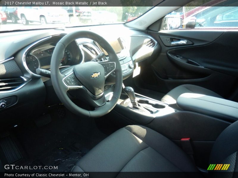 Mosaic Black Metallic / Jet Black 2017 Chevrolet Malibu LT