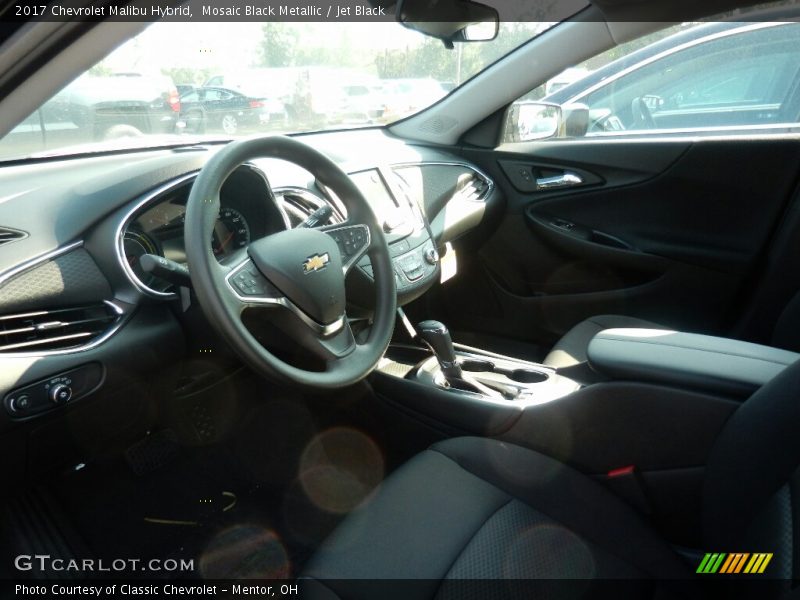 Mosaic Black Metallic / Jet Black 2017 Chevrolet Malibu Hybrid
