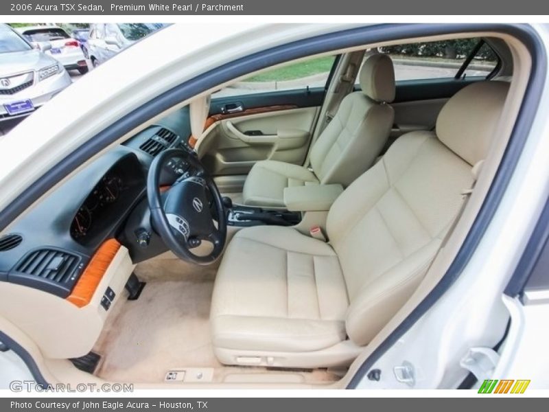 Premium White Pearl / Parchment 2006 Acura TSX Sedan