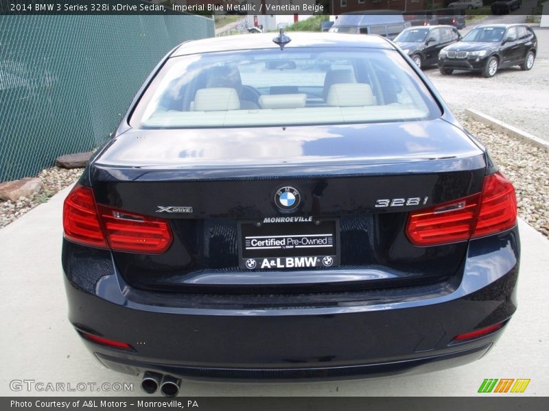 Imperial Blue Metallic / Venetian Beige 2014 BMW 3 Series 328i xDrive Sedan