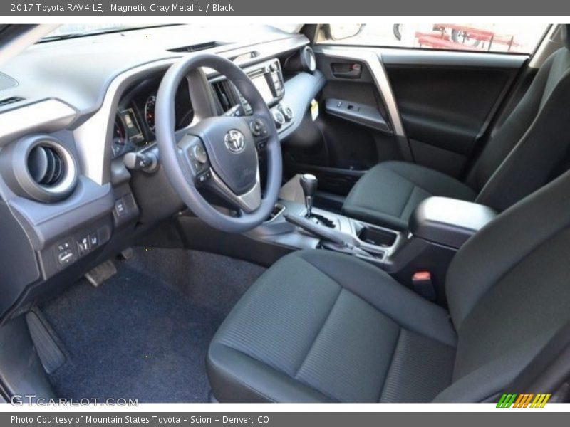 Magnetic Gray Metallic / Black 2017 Toyota RAV4 LE