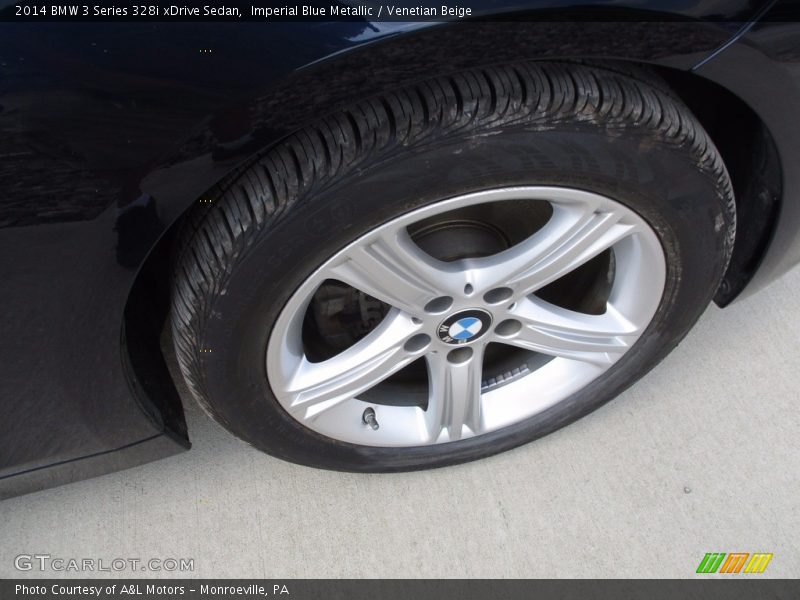Imperial Blue Metallic / Venetian Beige 2014 BMW 3 Series 328i xDrive Sedan