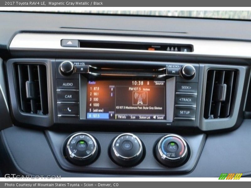 Magnetic Gray Metallic / Black 2017 Toyota RAV4 LE