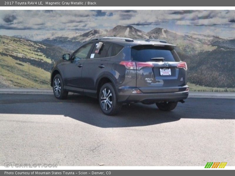 Magnetic Gray Metallic / Black 2017 Toyota RAV4 LE