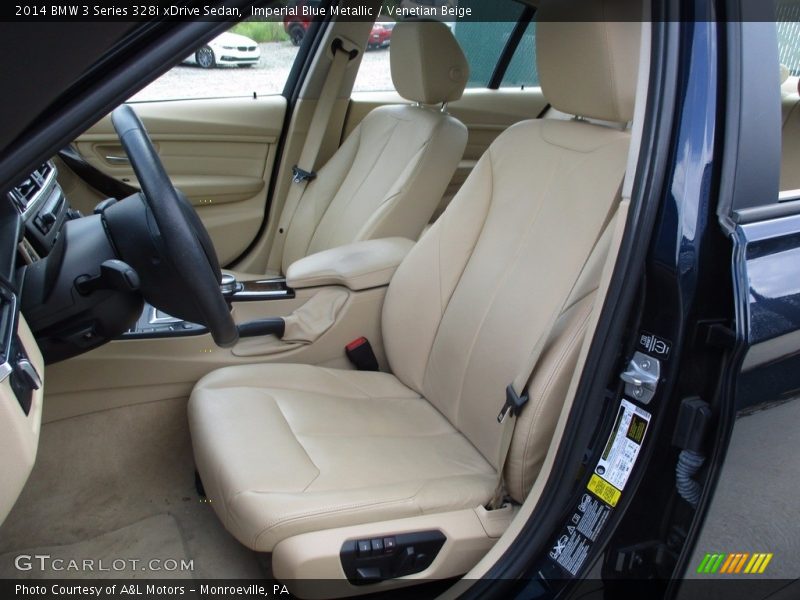 Imperial Blue Metallic / Venetian Beige 2014 BMW 3 Series 328i xDrive Sedan