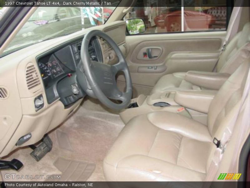 Dark Cherry Metallic / Tan 1997 Chevrolet Tahoe LT 4x4