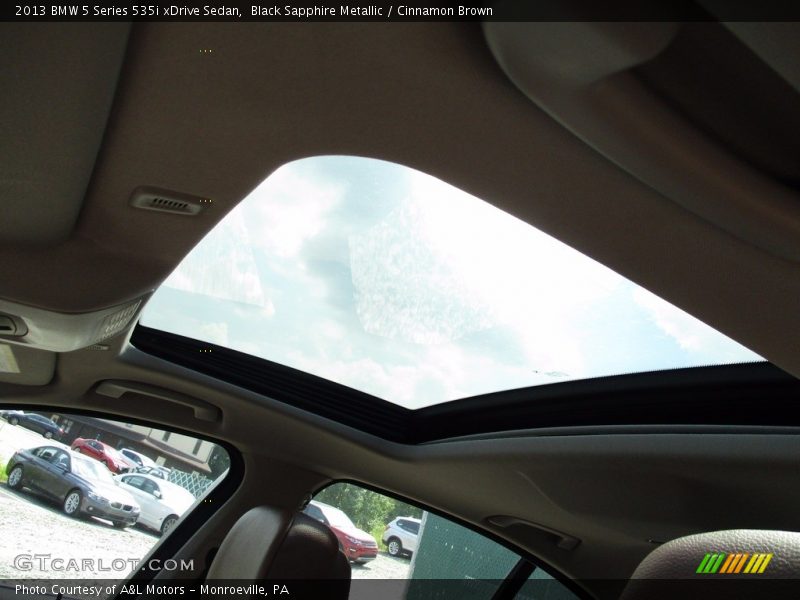Black Sapphire Metallic / Cinnamon Brown 2013 BMW 5 Series 535i xDrive Sedan