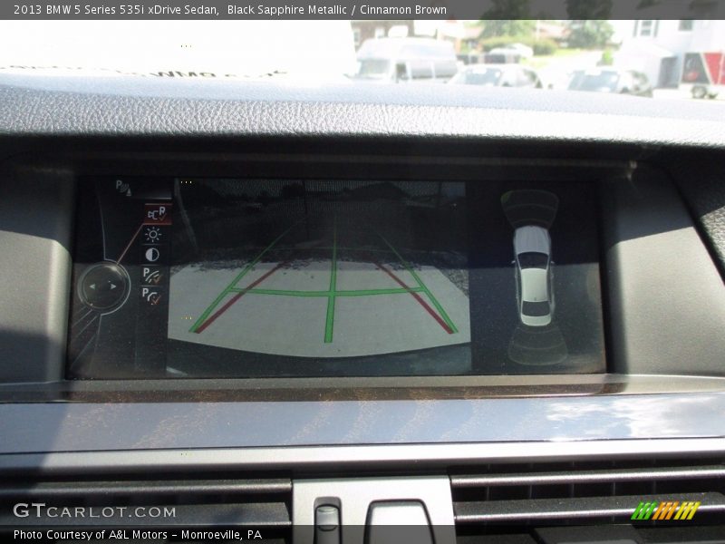 Black Sapphire Metallic / Cinnamon Brown 2013 BMW 5 Series 535i xDrive Sedan
