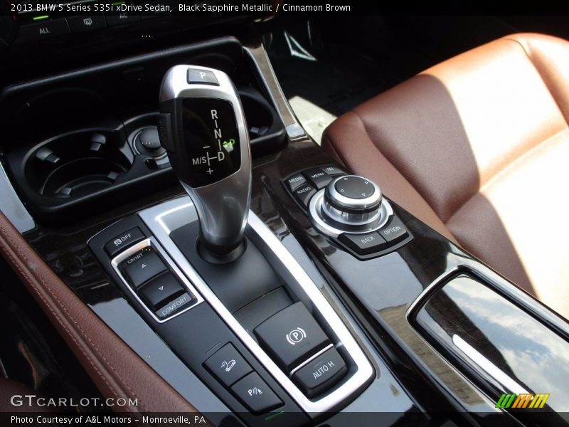 Black Sapphire Metallic / Cinnamon Brown 2013 BMW 5 Series 535i xDrive Sedan